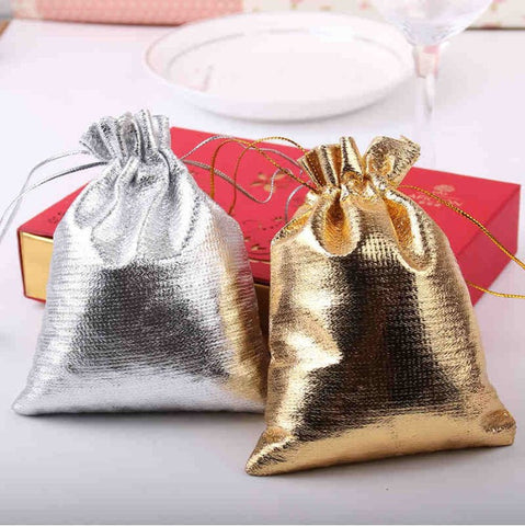 Metallic Foil Cloth Pouches